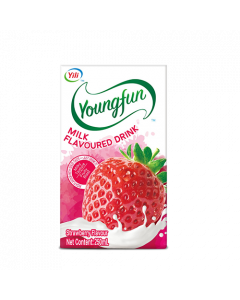 Youngfun Flavoured Milk Drink#Strawberry 250ML x 24's (1 CTN)