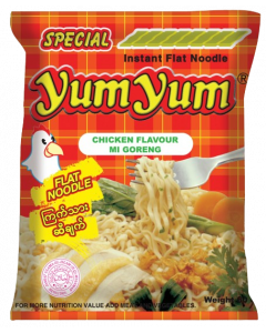Yum Yum Instant Flat Noodle #Chicken Mi Goreng 60G x 1's (10 PCS)_TH