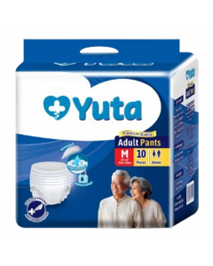 Yuta Adult Diaper #Medium x 10's (6 PKT)